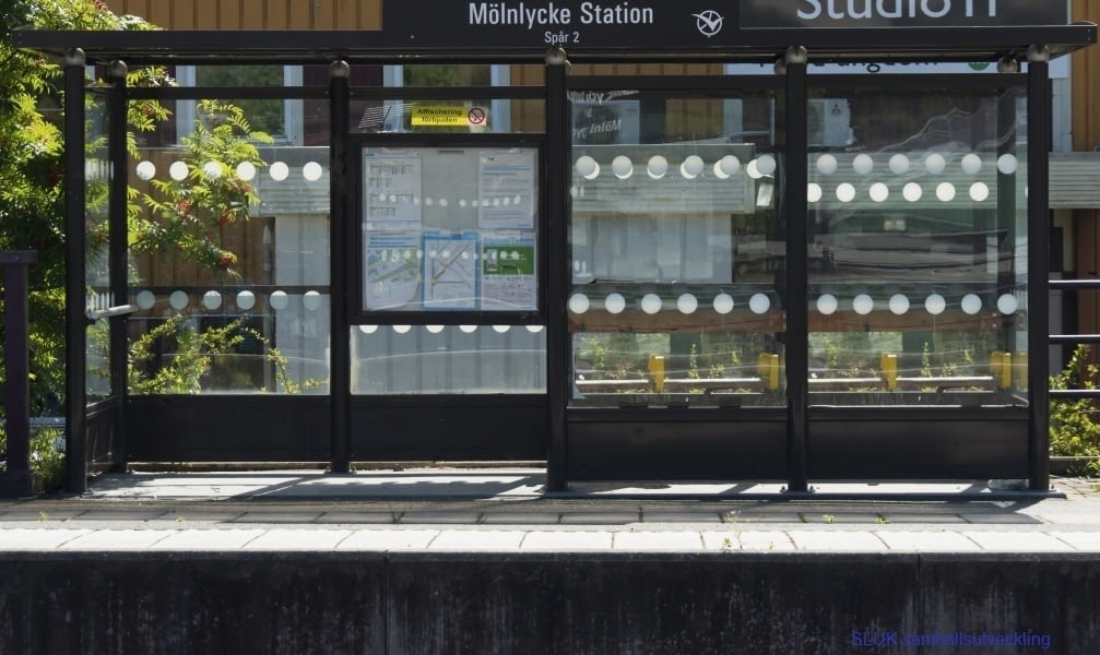 Mölnlycke-station-spår-2, Hållplats för regiontåg