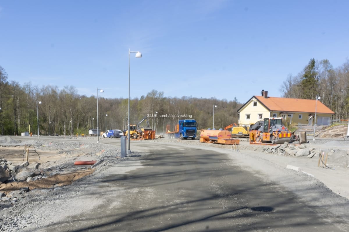 Nu finns det farbara vägar i Gökegård, Öjersjö.