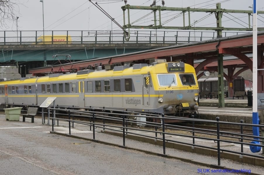 Regiontåg på stationen i Borås